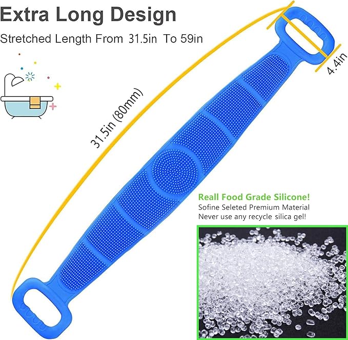 Silicone Body Back Scrubber