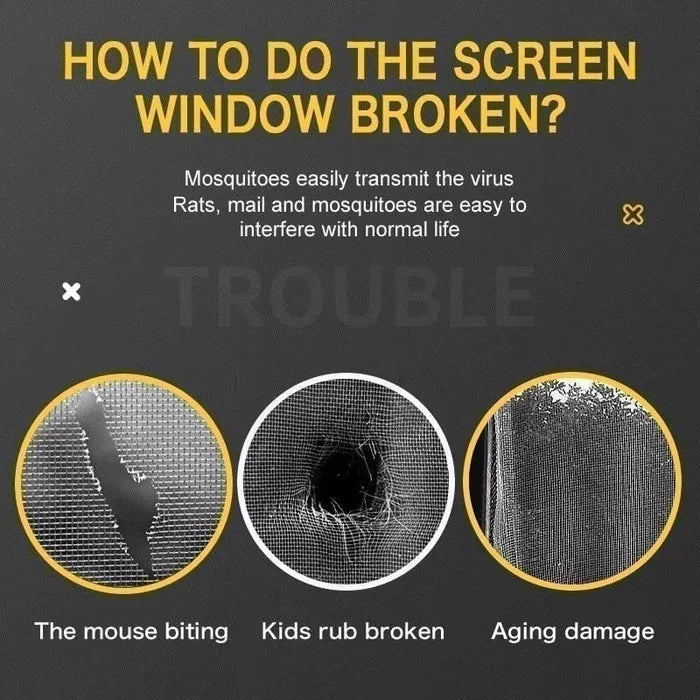 Window Mesh Screen Repair Roll